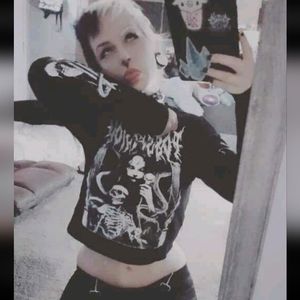 punk crop top t-shirt